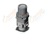 SMC ARG30K-F03G1H-1 regulator, gauge-handle, ARG REGULATOR W/PRESSURE GAUGE