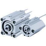 SMC CDQ2A50-50DC-XC35 cyl, compact w/scraper, CQ2 COMPACT CYLINDER