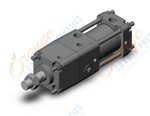 SMC CNA2B50TF-25-D cyl, tie rod, locking, CNA/CNA2 POWER LOCK CYLINDER