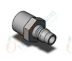 SMC KK130P-N04MS s coupler, male thread, KK13 S COUPLERS (sold in packages of 5; price is per piece)