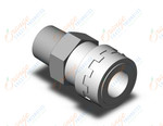 SMC KK130S-03MS s coupler m thrd, KK13 S COUPLERS (sold in packages of 5; price is per piece)