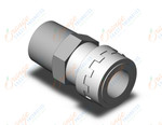 SMC KK130S-04MS s coupler, male thread, KK13 S COUPLERS (sold in packages of 5; price is per piece)