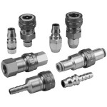 SMC KK130S-04M-XZ s coupler, male thread, KK13 S COUPLERS (sold in packages of 5; price is per piece)