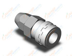 SMC KK130S-65N s coupler, w/nut fitting, KK13 S COUPLERS (sold in packages of 5; price is per piece)