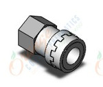SMC KK130S-N01F s coupler, female thread, KK13 S COUPLERS (sold in packages of 5; price is per piece)