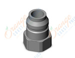 SMC KKA6P-03F-1 s coupler, stainless steel, KKA S COUPLERS