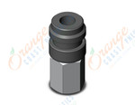 SMC KKH3S-02F s coupler, female thread, KKH S COUPLERS (sold in packages of 5; price is per piece)