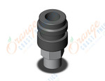 SMC KKH4S-03MS s coupler, male thread, KKH S COUPLERS (sold in packages of 5; price is per piece)