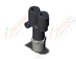 SMC KRU08-03S fitting, branch, KR FLAME RESIST FITTINGS (sold in packages of 10; price is per piece)