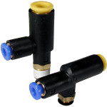 SMC KWT09-T01S-S06 fitting, KW COAXIAL FITTINGS (sold in packages of 10; price is per piece)