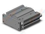 SMC MGPM100TN-150Z cyl, compact guide, slide brg, MGP COMPACT GUIDE CYLINDER