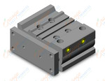 SMC MGPM25-25Z cyl, compact guide, slide brg, MGP COMPACT GUIDE CYLINDER