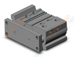 SMC MGPM40TF-25Z cyl, compact guide, slide brg, MGP COMPACT GUIDE CYLINDER