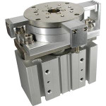SMC MGTM100-50-15 cyl w/turntable, slide bearing, MGP COMPACT GUIDE CYLINDER