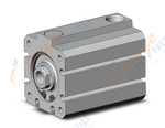 SMC NCDQ8A106-037S cyl, compact, spr rtn, NCQ8 COMPACT CYLINDER