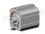 SMC NCDQ8A200-050T cyl, compact, spr ext, NCQ8 COMPACT CYLINDER