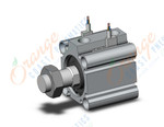 SMC CDQ2B32-10DCMZ-M9BVL cylinder, CQ2-Z COMPACT CYLINDER