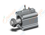 SMC CDQ2B32-15DMZ-M9PV cylinder, CQ2-Z COMPACT CYLINDER