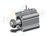 SMC CDQ2B32-20DCMZ-M9BVZ cylinder, CQ2-Z COMPACT CYLINDER