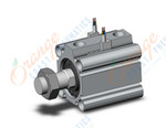 SMC CDQ2B32-20DCMZ-M9PVL cylinder, CQ2-Z COMPACT CYLINDER