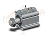 SMC CDQ2B32-20DMZ-A96VL cylinder, CQ2-Z COMPACT CYLINDER