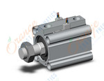 SMC CDQ2B32-25DCMZ-M9PAVL cylinder, CQ2-Z COMPACT CYLINDER