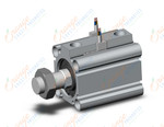 SMC CDQ2B32-25DCMZ-M9PVL cylinder, CQ2-Z COMPACT CYLINDER