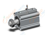 SMC CDQ2B32-30DMZ-M9NV cylinder, CQ2-Z COMPACT CYLINDER