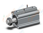 SMC CDQ2B32-40DCMZ-A96VL cylinder, CQ2-Z COMPACT CYLINDER