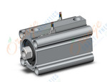 SMC CDQ2B32-40DCZ-A96V cylinder, CQ2-Z COMPACT CYLINDER