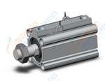 SMC CDQ2B32-45DMZ-M9BAVL cylinder, CQ2-Z COMPACT CYLINDER