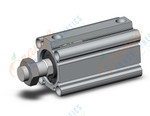 SMC CDQ2B32-50DCMZ-A90L cylinder, CQ2-Z COMPACT CYLINDER