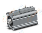 SMC CDQ2B32-50DCZ-A93VL cylinder, CQ2-Z COMPACT CYLINDER