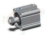 SMC CDQ2B40-20DCMZ-M9PMBPC cylinder, CQ2-Z COMPACT CYLINDER