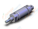 SMC NCMC150-0100A base cylinder, NCM ROUND BODY CYLINDER