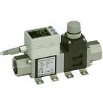 SMC PF3W711-N10-ET-MRA digital flow switch, IFW/PFW FLOW SWITCH