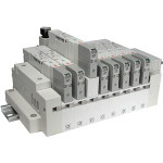 SMC SS5V1-16FD2-07BR-N7 mfld, plug-in, d-sub connector, SS5V1 MANIFOLD SV1000