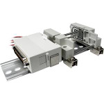 SMC VV5Q24-06FS3-D mfld, n/plug-in, vq2000, flip, VV5Q* MANIFOLD VQ 4/5 PORT