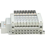 SMC VV5QC11-08N1FD0-N mfld, plug-in, d-sub connector, VV5QC11 MANIFOLD VQC 5-PORT