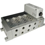 SMC VV812-03B-SUN0W03D-W1-X19-XG mfld, size 1, iso plug-in, VV81* MFLD ISO SERIES