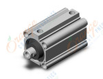 SMC CDQ2B40R-50DZ base cylinder, CQ2-Z COMPACT CYLINDER