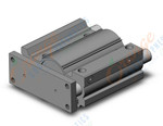 SMC MGPM80TN-125Z cyl, compact guide, slide brg, MGP COMPACT GUIDE CYLINDER