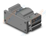 SMC MGPM80TN-25Z cyl, compact guide, slide brg, MGP COMPACT GUIDE CYLINDER