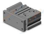 SMC MGPM25TN-10Z cyl, compact guide, slide brg, MGP COMPACT GUIDE CYLINDER