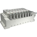 SMC SS5V4-10FD2-07D-02N mfld, plug-in, d-sub connector, SS5V4 MANIFOLD SV4000