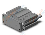 SMC MGPL100-100Z cyl, compact guide, ball brg, MGP COMPACT GUIDE CYLINDER