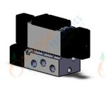SMC VFS4500-5FZ-03T valve dbl plug-in base mnt, VFS4000 SOL VALVE 4/5 PORT