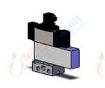 SMC VFS4610-5DZ-04T valve dbl non plug-in base mt, VFS4000 SOL VALVE 4/5 PORT