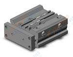 SMC MGPM12-30Z-M9BW cyl, compact guide, slide brg, MGP COMPACT GUIDE CYLINDER
