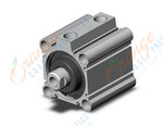 SMC CDQ2B50-25DZ-XC4 base cylinder, CQ2-Z COMPACT CYLINDER